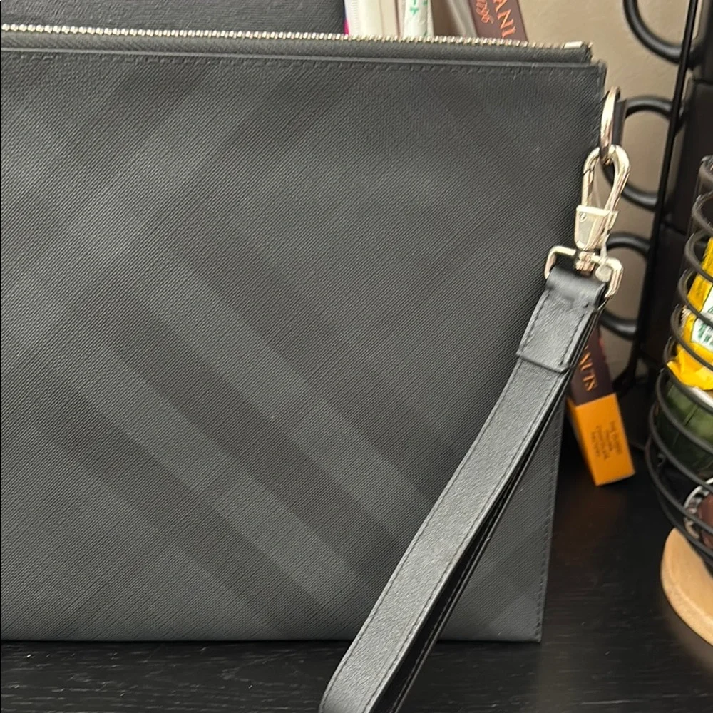 Burberry Black Tablet Bag or large Wristlet
